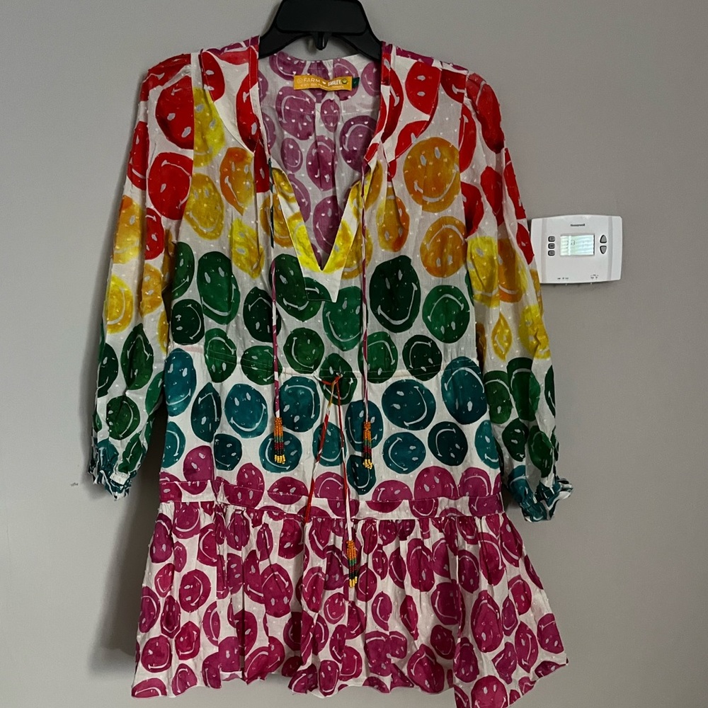 Farm Rio Smiley Dress